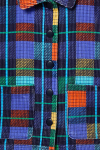 Gorman - Navy Check Kids Jacket - navy