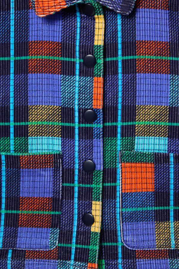 Gorman - Navy Check Kids Jacket - navy
