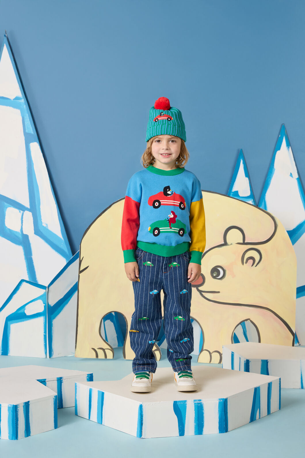 Gorman - Drivers Kids Knit Jumper - multi