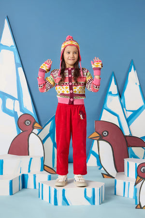 Gorman - Abstract Kids Cardigan - multi