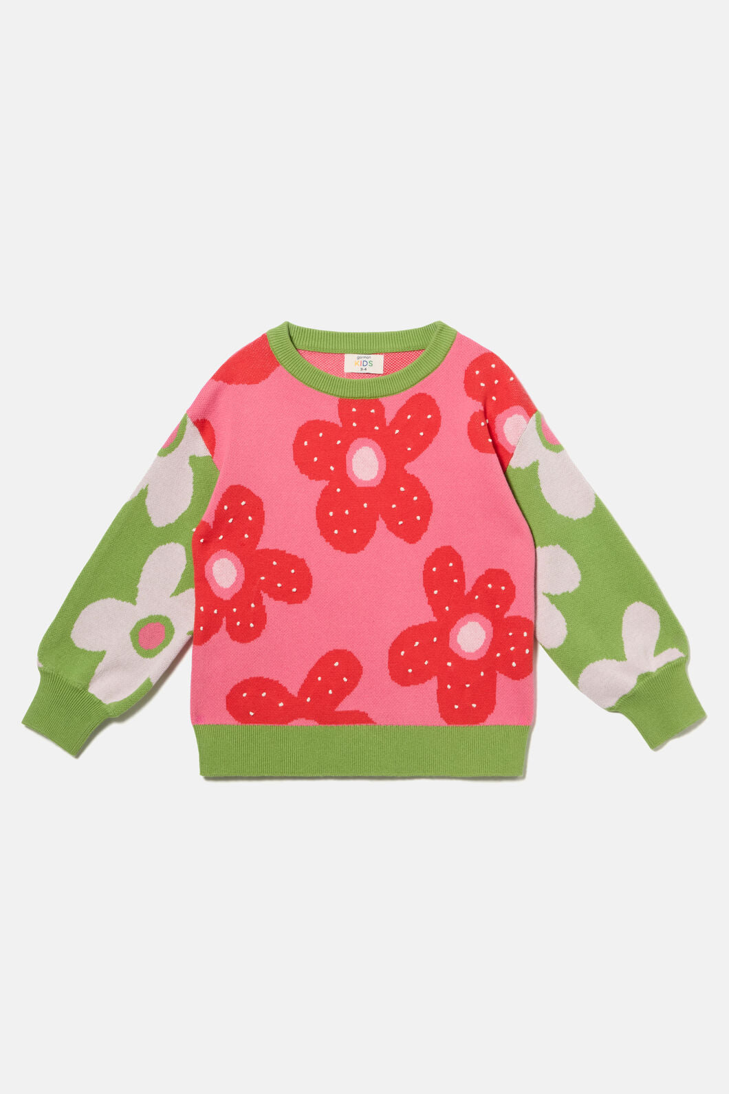 Gorman - Spotty Floral Kids Knit Jumper - multi