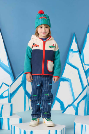 Gorman - Cars Kids Pinstripe Pant - navy