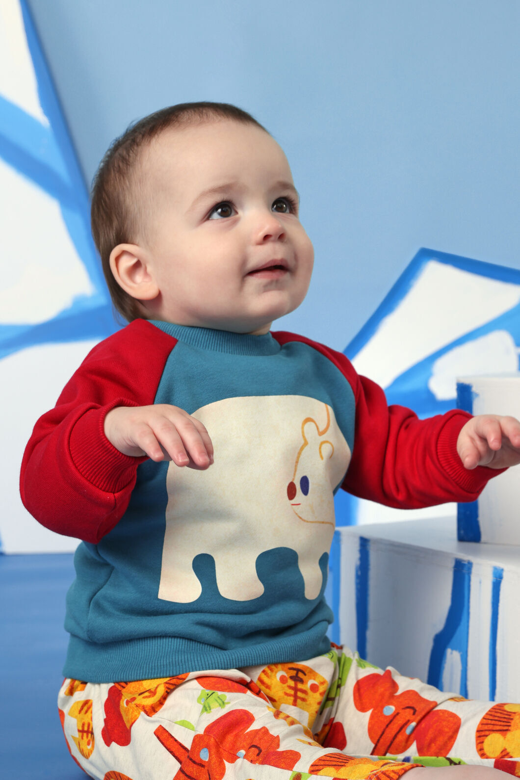 Gorman - Polar Bear Baby Sweater - multi