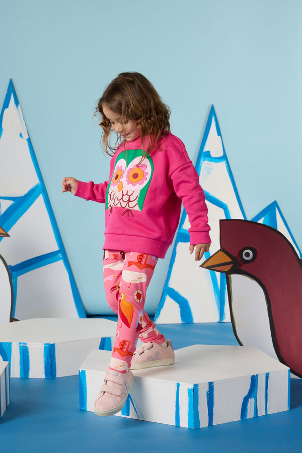 Gorman - Funky Birds Kids Legging - pink