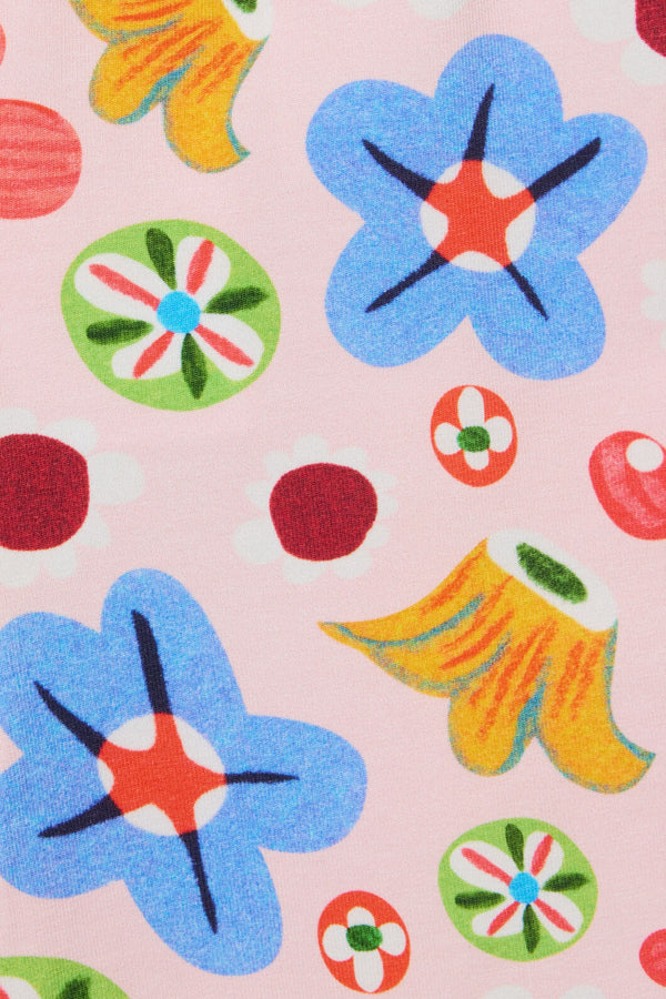 Gorman - Spotty Floral Kids Legging - pink