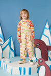 Gorman - Animals Kids Overalls - oatmeal