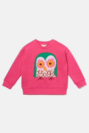 Gorman - Funky Owl Kids Sweater - pink