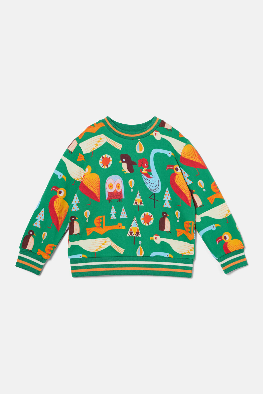 Gorman - Funky Birds Kids Sweater - green
