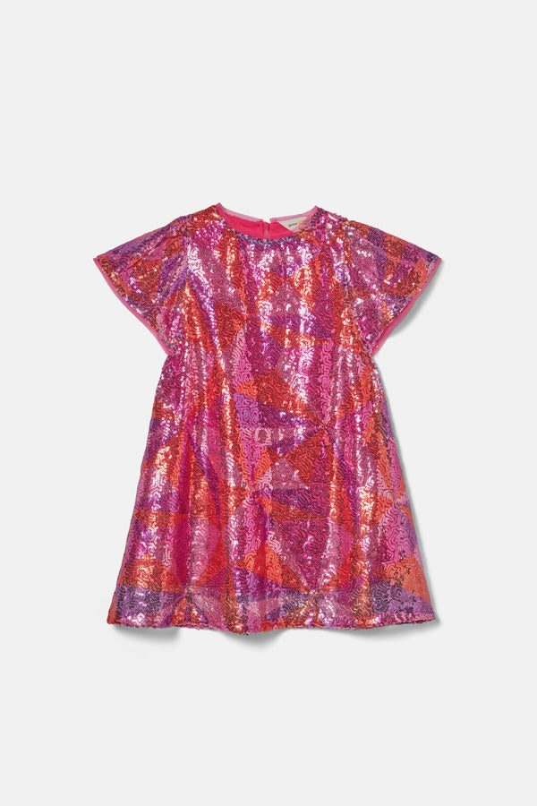 Gorman - Circus Kids Sequins Dress - pink