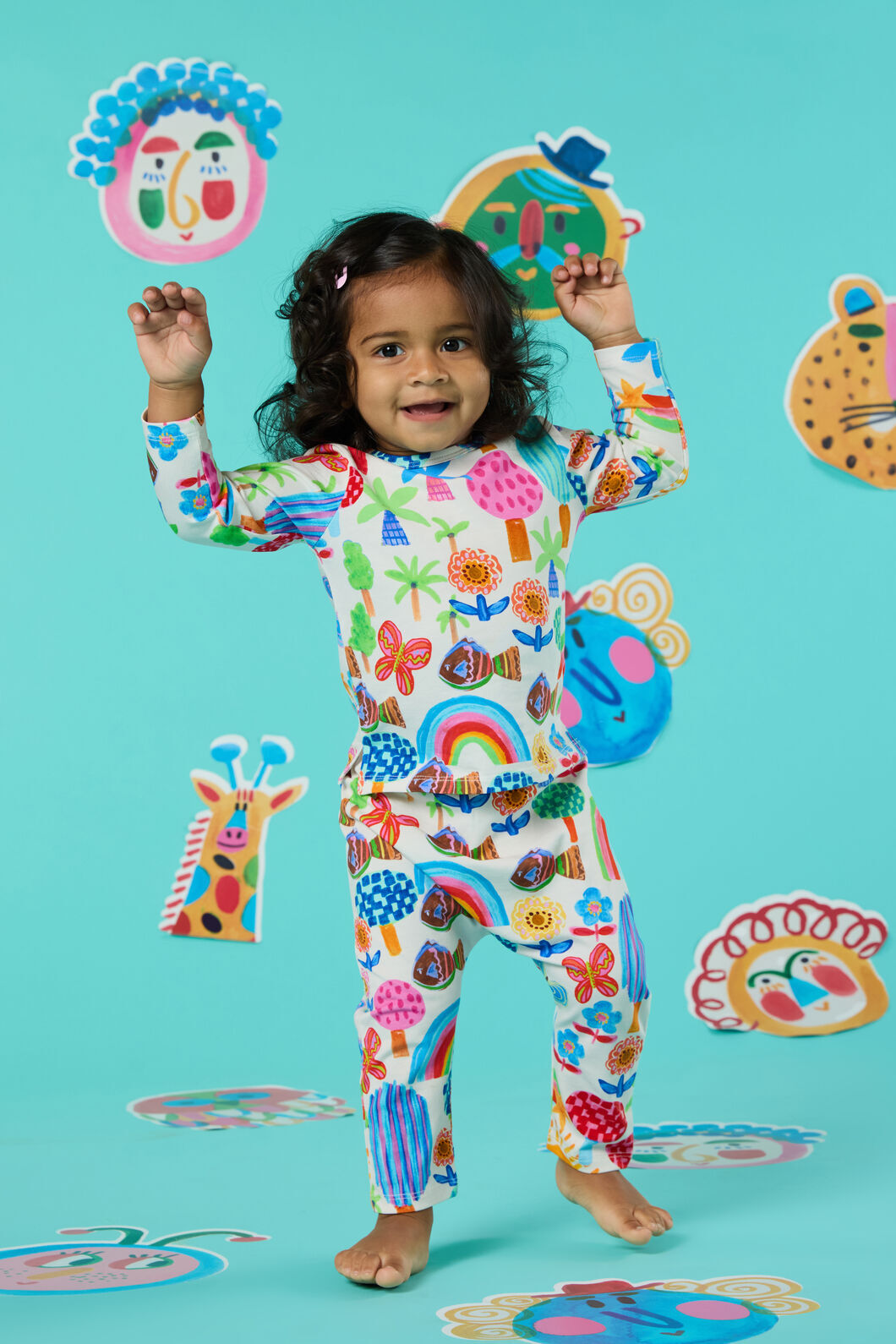 Gorman - Rain Forest Baby Long Sleeve T-Shirt - multi