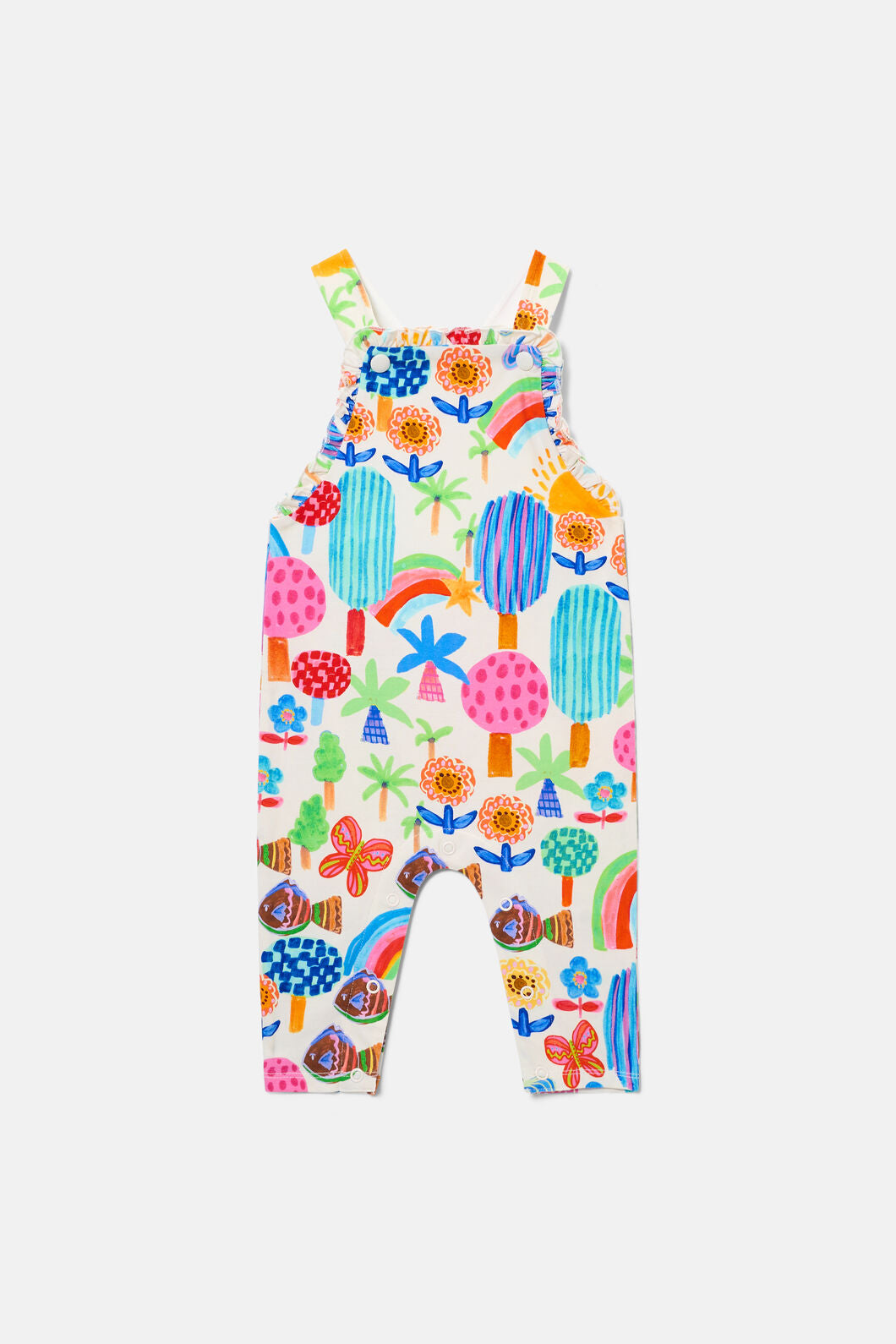 Gorman - Rain Forest Baby Overall - multi