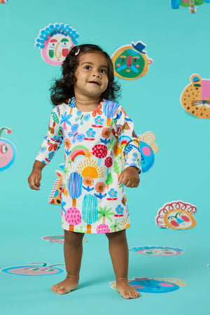 Gorman - Rain Forest Baby Dress - multi