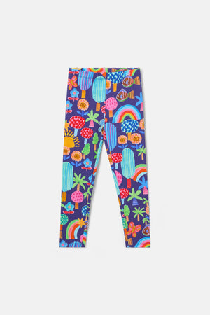 Gorman - Rain Forest Kids Legging - navy