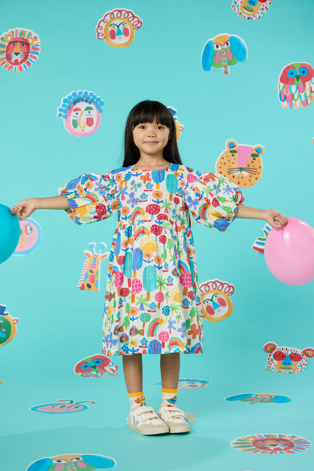 Gorman - Rain Forest Kids Dress - multi