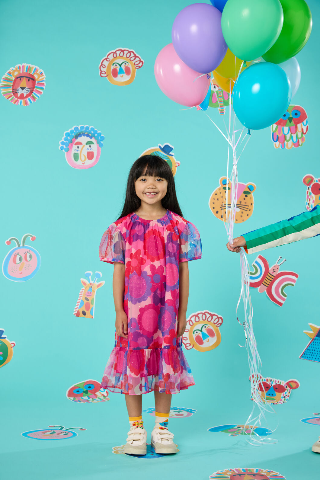 Gorman - Daisy Kids Party Dress - multi