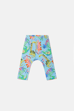Gorman - Dino Land Baby Legging - blue
