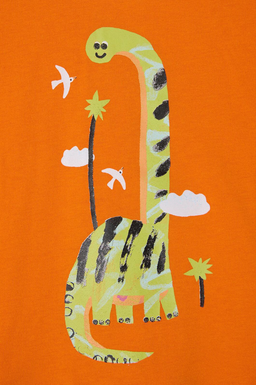 Gorman - Dreamer Dino Baby T-Shirt - orange