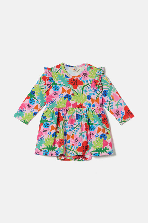 Gorman - Flower Field Baby Dress - pink