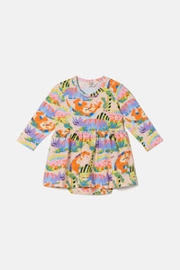 Gorman - Pretty Dino Baby Dress - cream