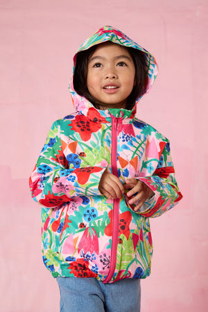 Gorman - Flower Fields Kids Raincoat - pink