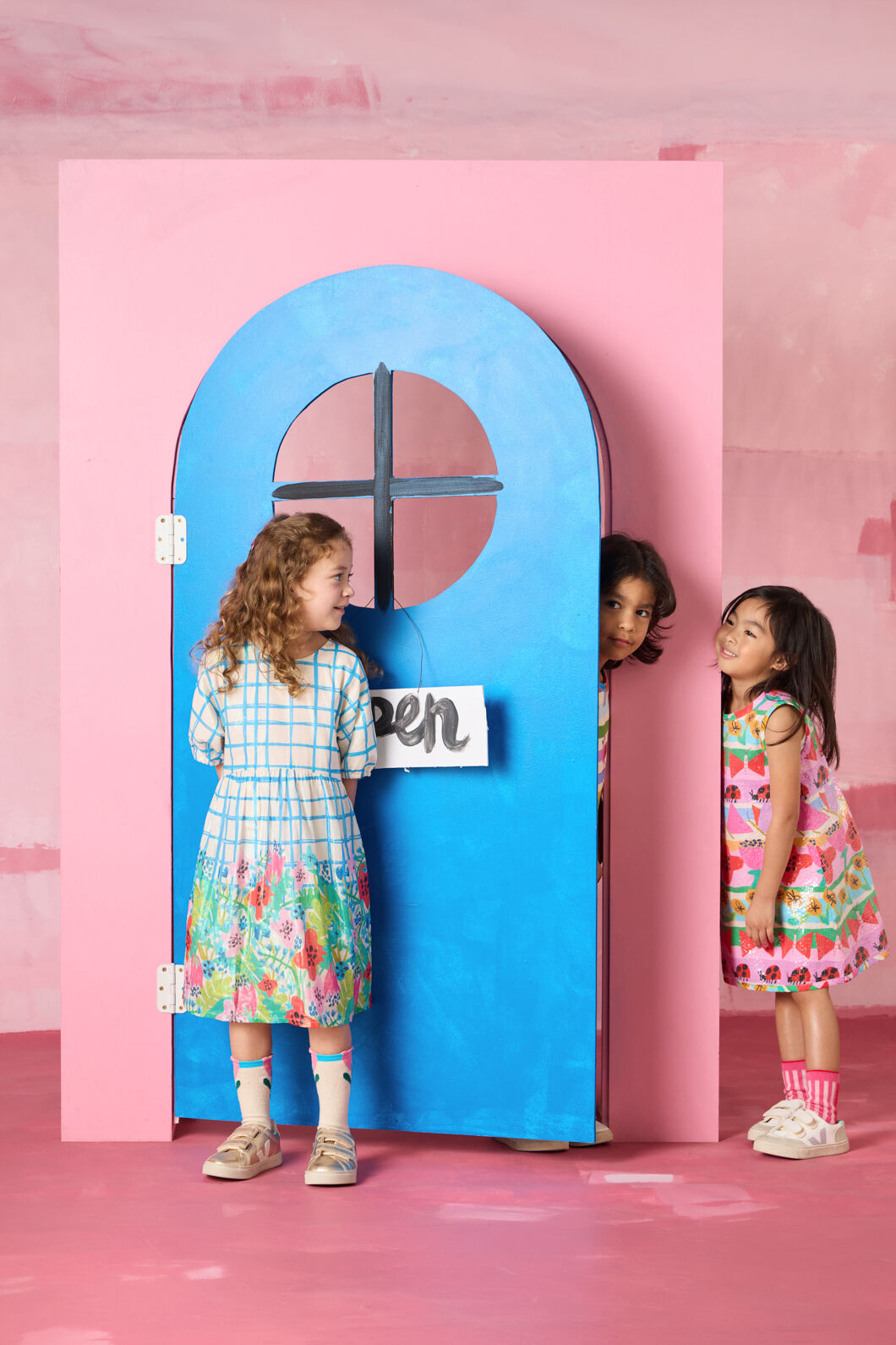 Gorman - Check Field Kids Dress - multi