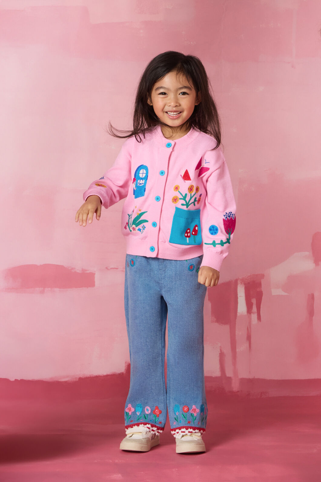 Gorman - House Kids Cardigan - pink