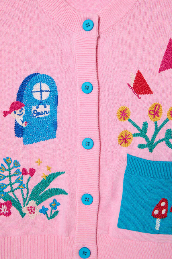 Gorman - House Kids Cardigan - pink
