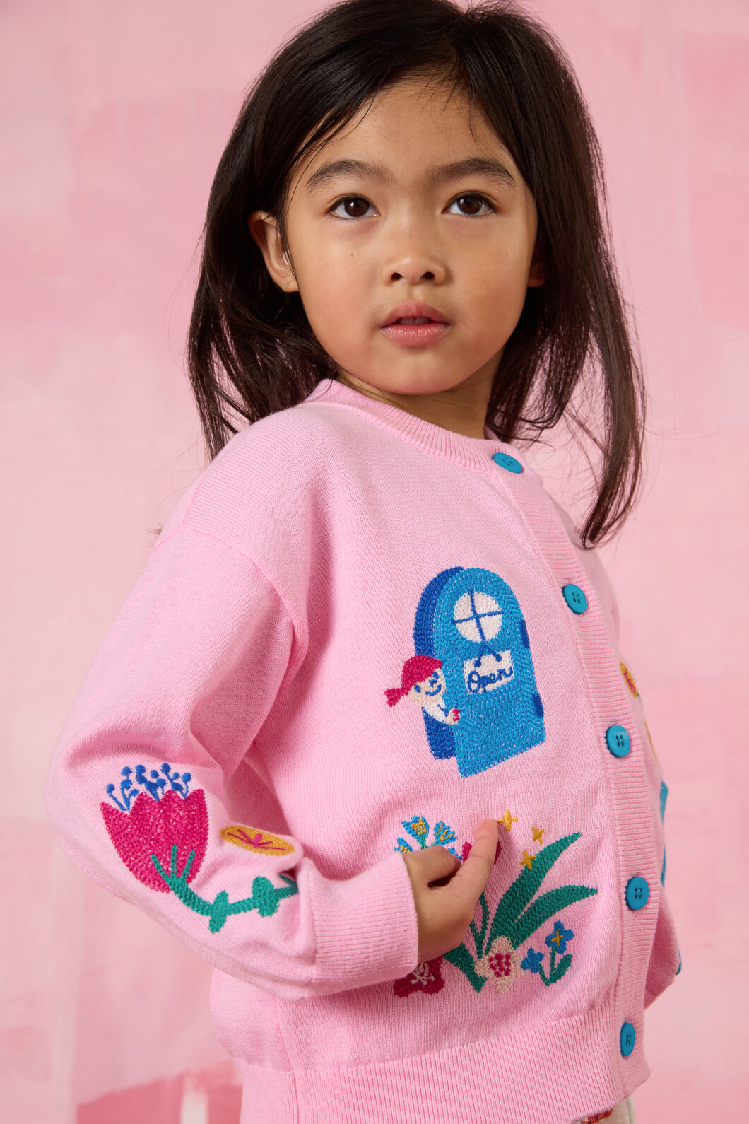 Gorman - House Kids Cardigan - pink