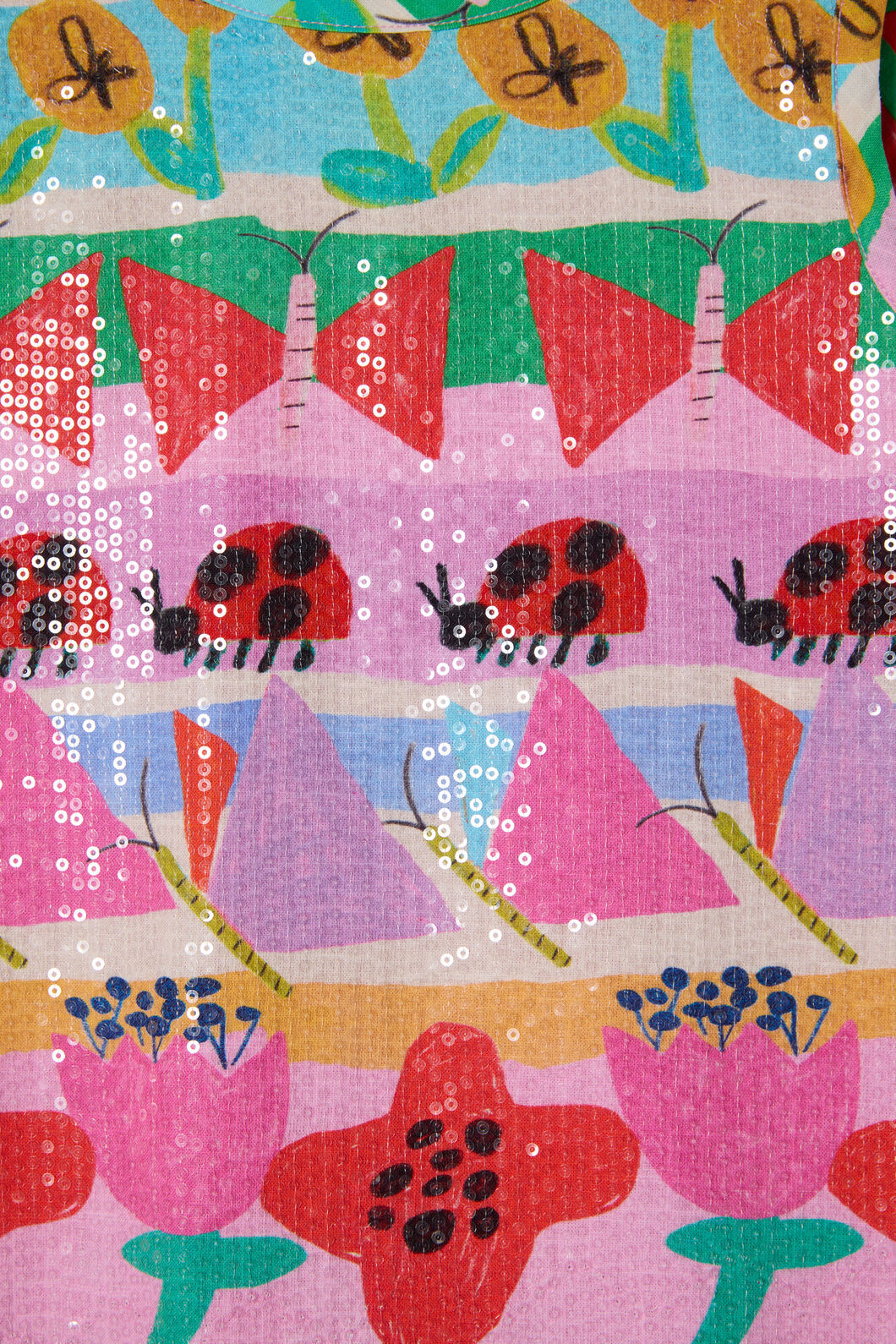 Gorman - Pretty Rows Kids Sequins Dress - multi