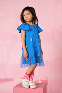 Gorman - Field Kids Sequins Dress - blue