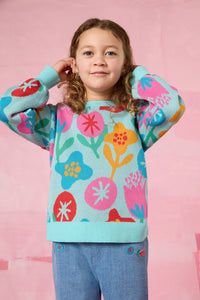 Gorman - Flowers Kids Knit Jumper - multi