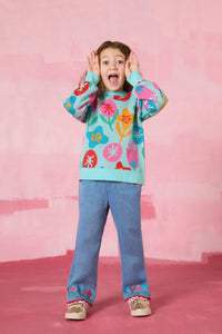 Gorman - Flowers Kids Knit Jumper - multi