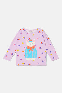 Gorman - Cozy Dog Kids T-Shirt - lilac
