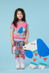 Gorman - Hearts Kids Sequins Skirt - multi