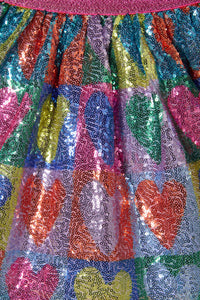 Gorman - Hearts Kids Sequins Skirt - multi