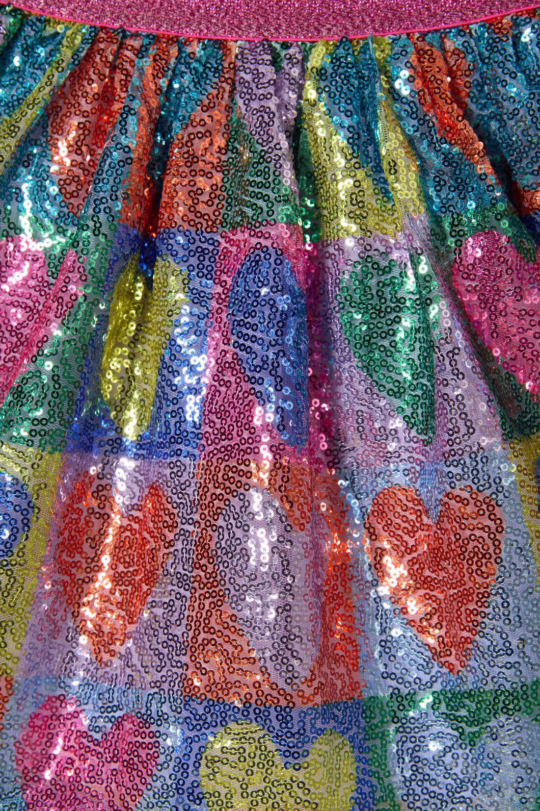 Gorman - Hearts Kids Sequins Skirt - multi