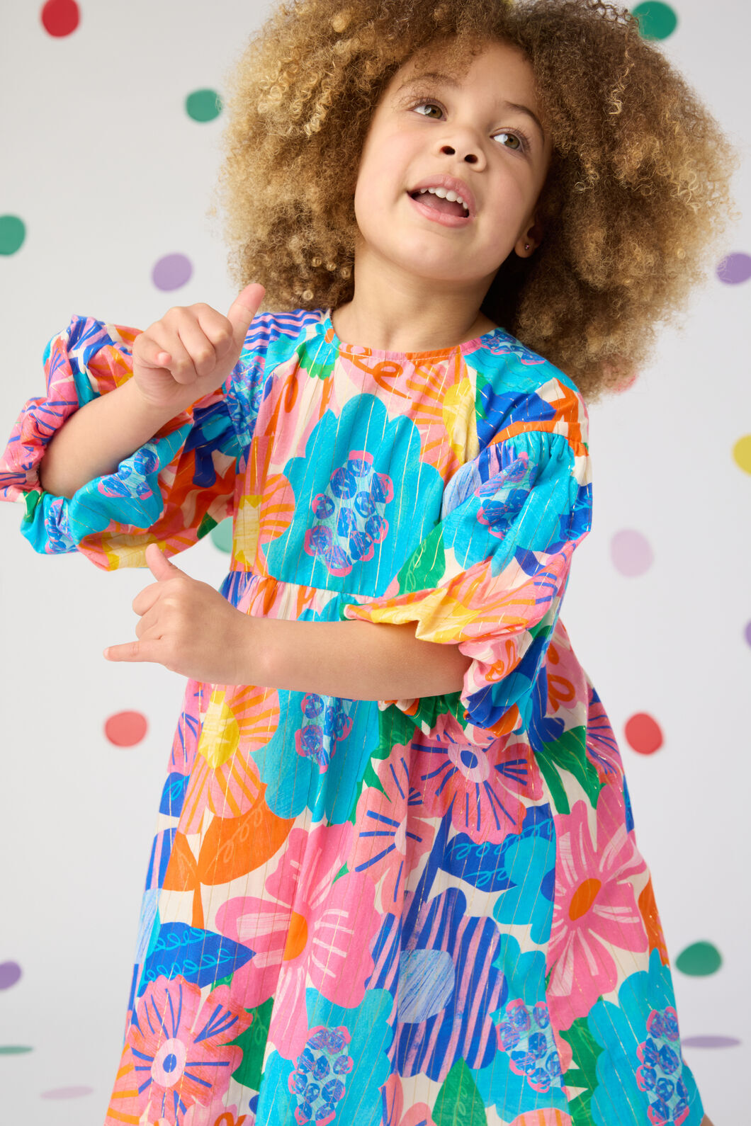 Gorman - Maxi Bloom Kids Dress - multi