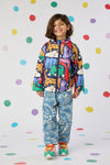 Gorman - Cute Cats Kids Raincoat - navy