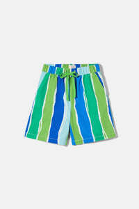 Gorman - Green Stripes Kids Shorts - stripe