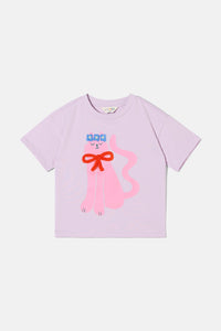 Gorman - Pretty Cat Kids T-Shirt - lilac