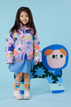Gorman - Sweater Dogs Kids Raincoat - lilac
