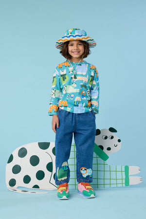 Gorman - Sweater Dogs Kids T-Shirt - teal