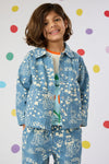 Gorman - Denim Cats Kids Jacket - denim