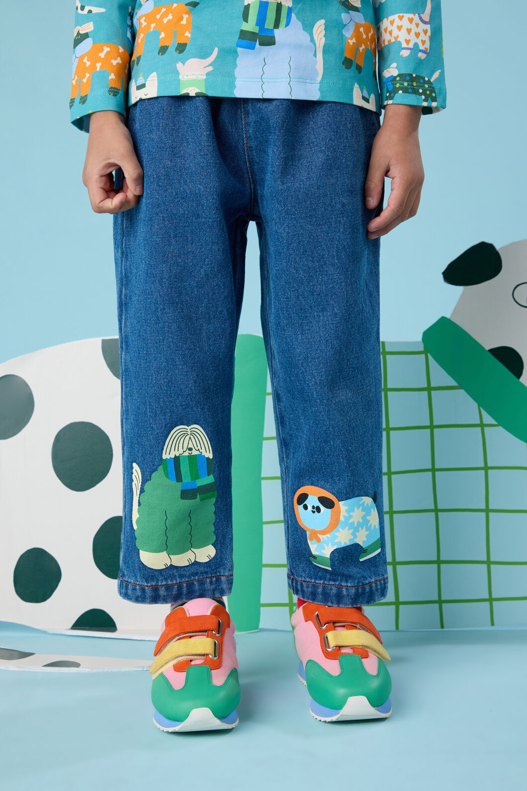 Gorman - Doggy Denim Kids Pants - denim