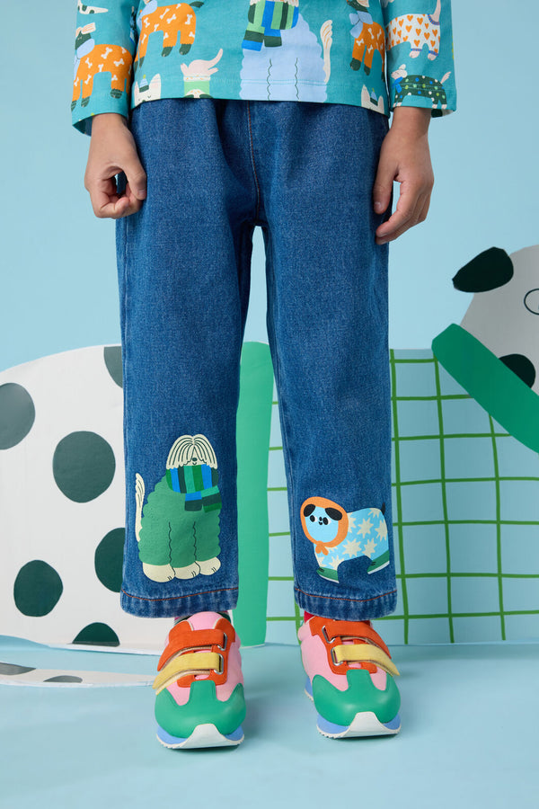 Gorman - Doggy Denim Kids Pants - denim