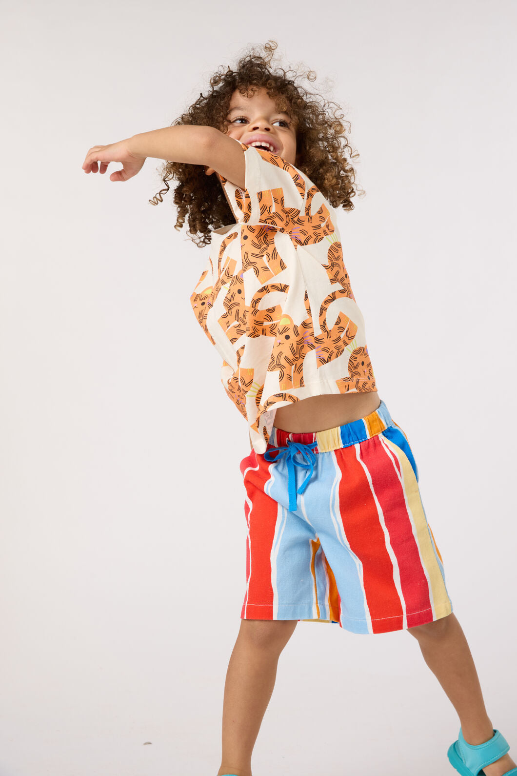 Gorman - Red Stripes Kids Shorts - red-stripe