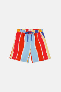Gorman - Red Stripes Kids Shorts - red-stripe