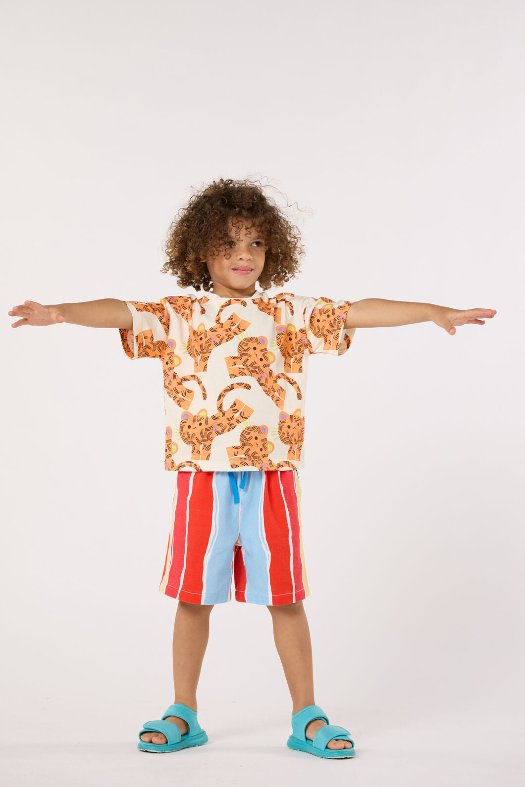 Gorman - Red Stripes Kids Shorts - red-stripe