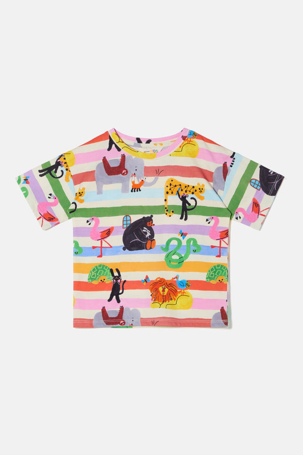 Gorman - Ta-DA Stripe Kids T-Shirt - multi