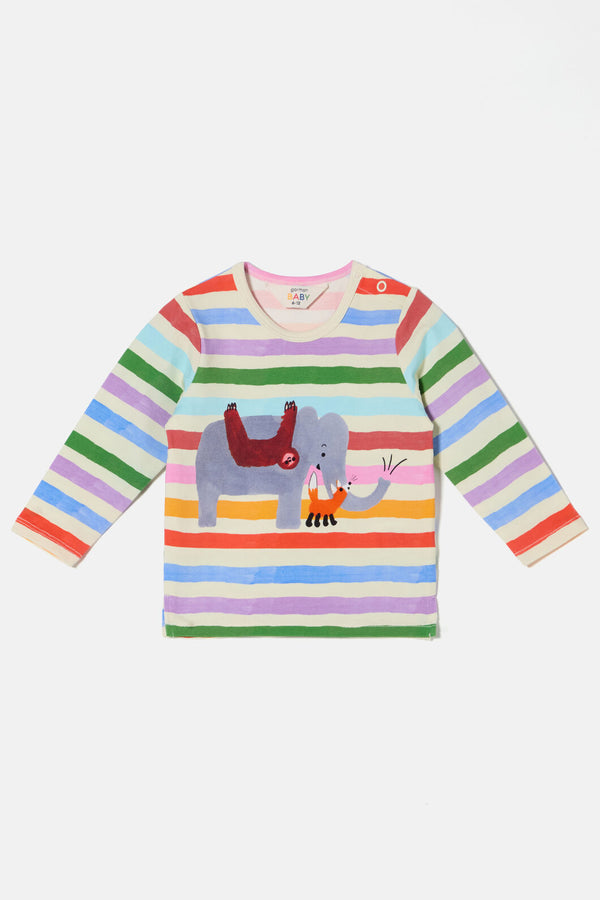 Gorman - Ta-DA Elephant Baby T-Shirt - multi